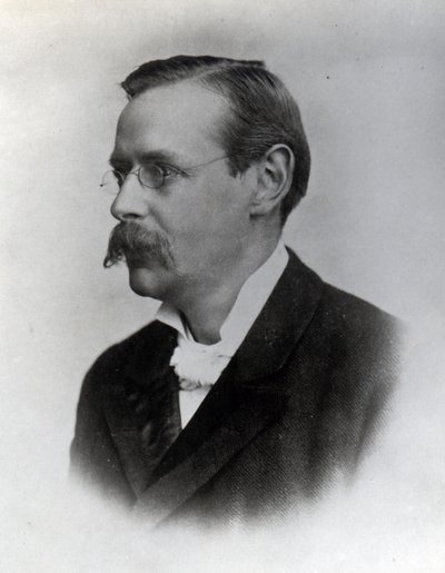 Sir Edmund William Gosse, 1892 by English Photographer